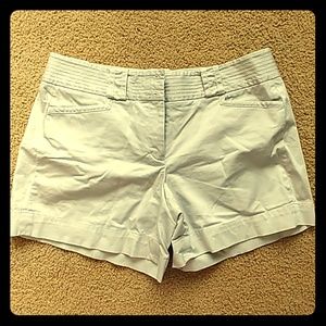 White House Black Market Light Gray Shorts